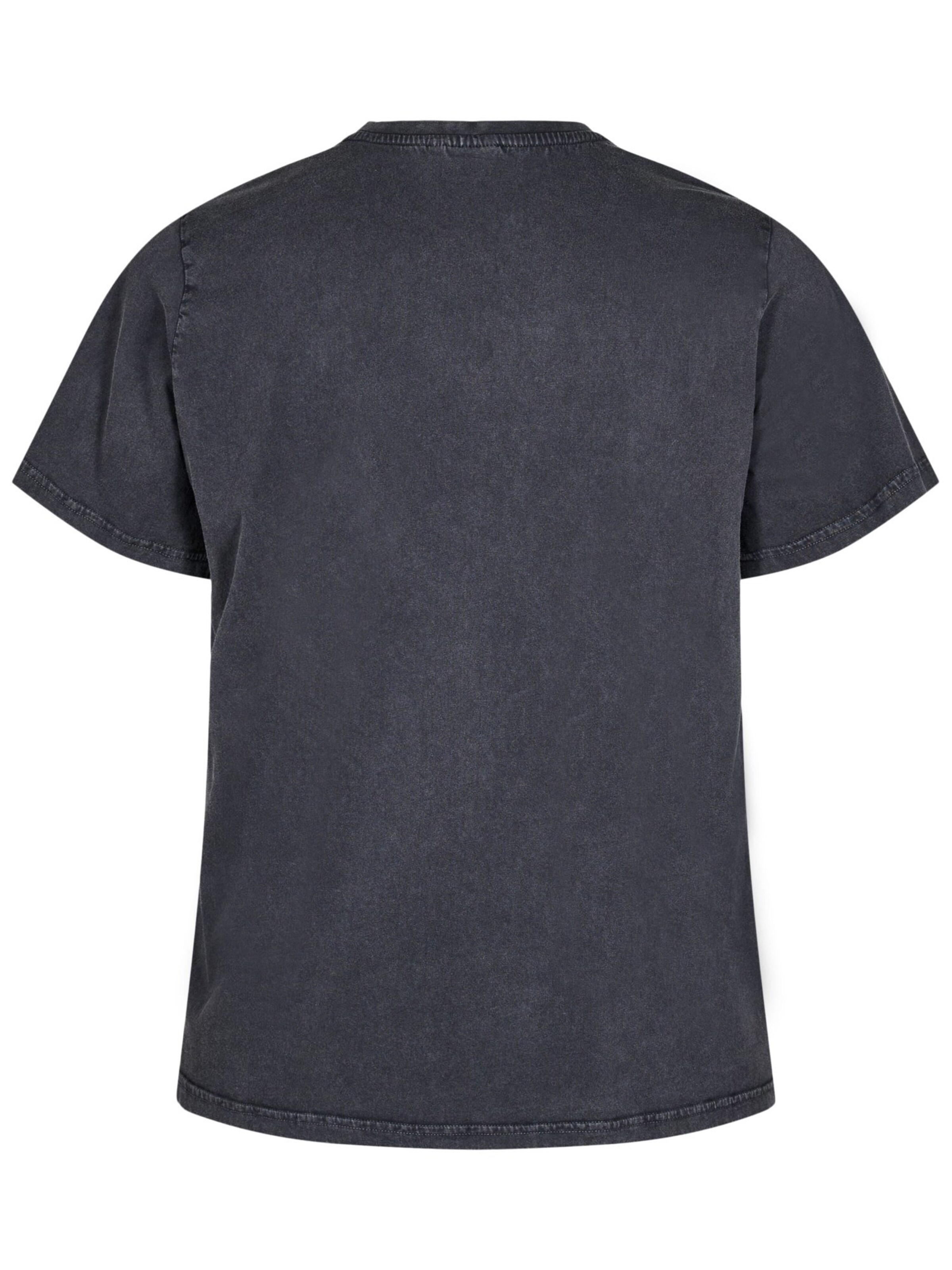 Zizzi Shirt 'Efiona' in Grey