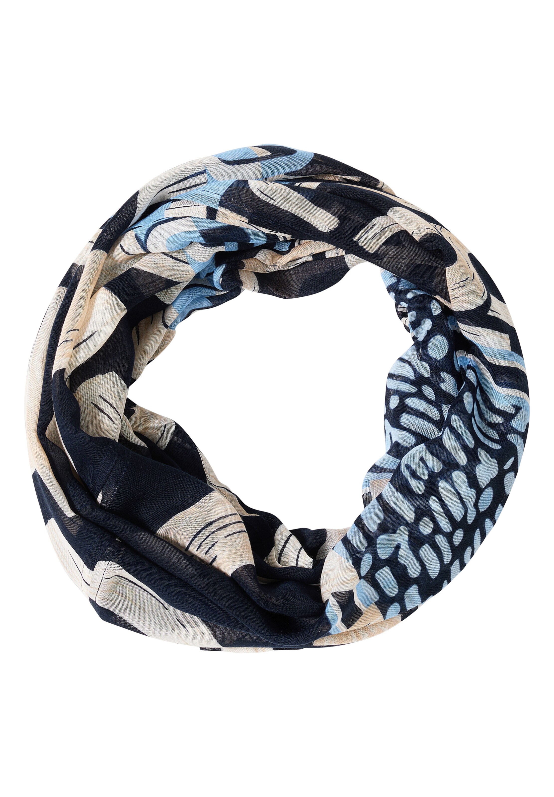 CECIL Schlauchschal in Blau: Vorderseite