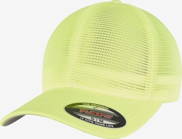 Cappello da baseball di Flexfit in giallo: frontale