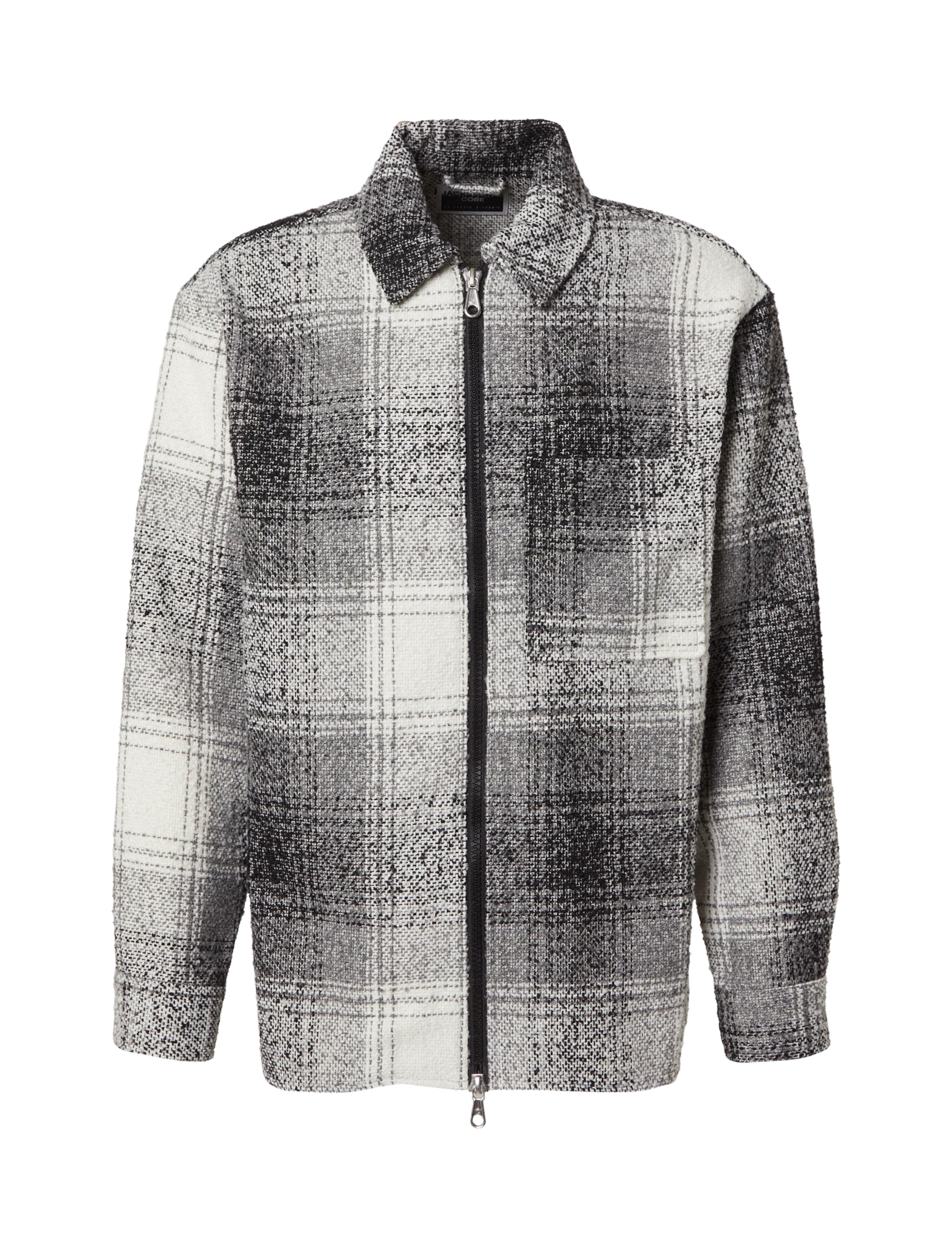 JACK & JONES - Chaqueta de entretiempo en gris: frente