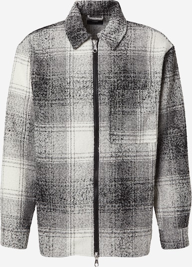 Demisezoninė striukė iš JACK & JONES, spalva – margai pilka / juoda / balta, Prekių apžvalga