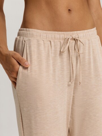 Hanro - Calças de pijama ' Natural Elegance ' em bege