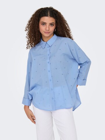 Chemisier 'NEW GRACE JULIA' ONLY en bleu : devant