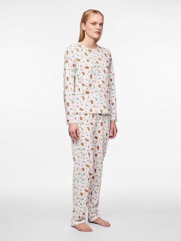 PIECES Pyjama 'FREYA' in Wit