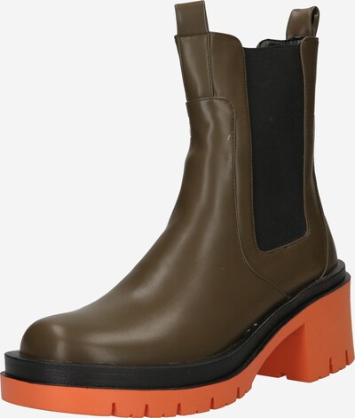 Raid Chelsea Boots 'REGION' i khaki / orange / sort, Produktvisning