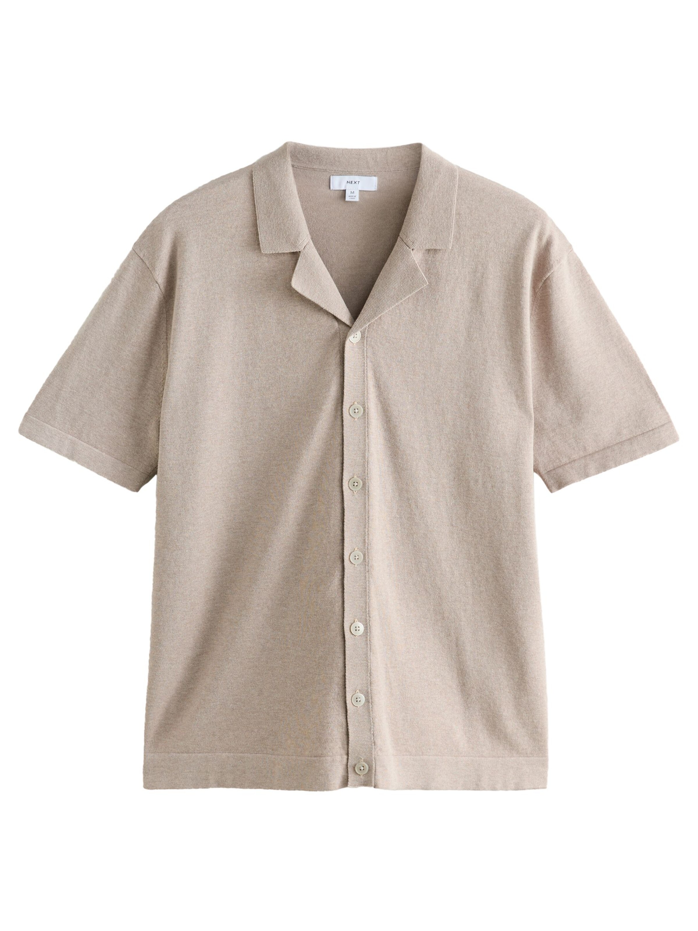 Next Tavaline suurus Triiksärk, värv beež: eest vaates