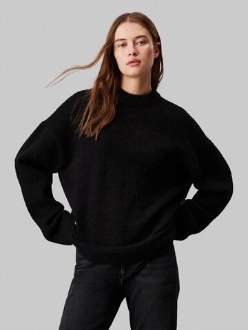 Calvin Klein Jeans Pulóver - fekete: elől