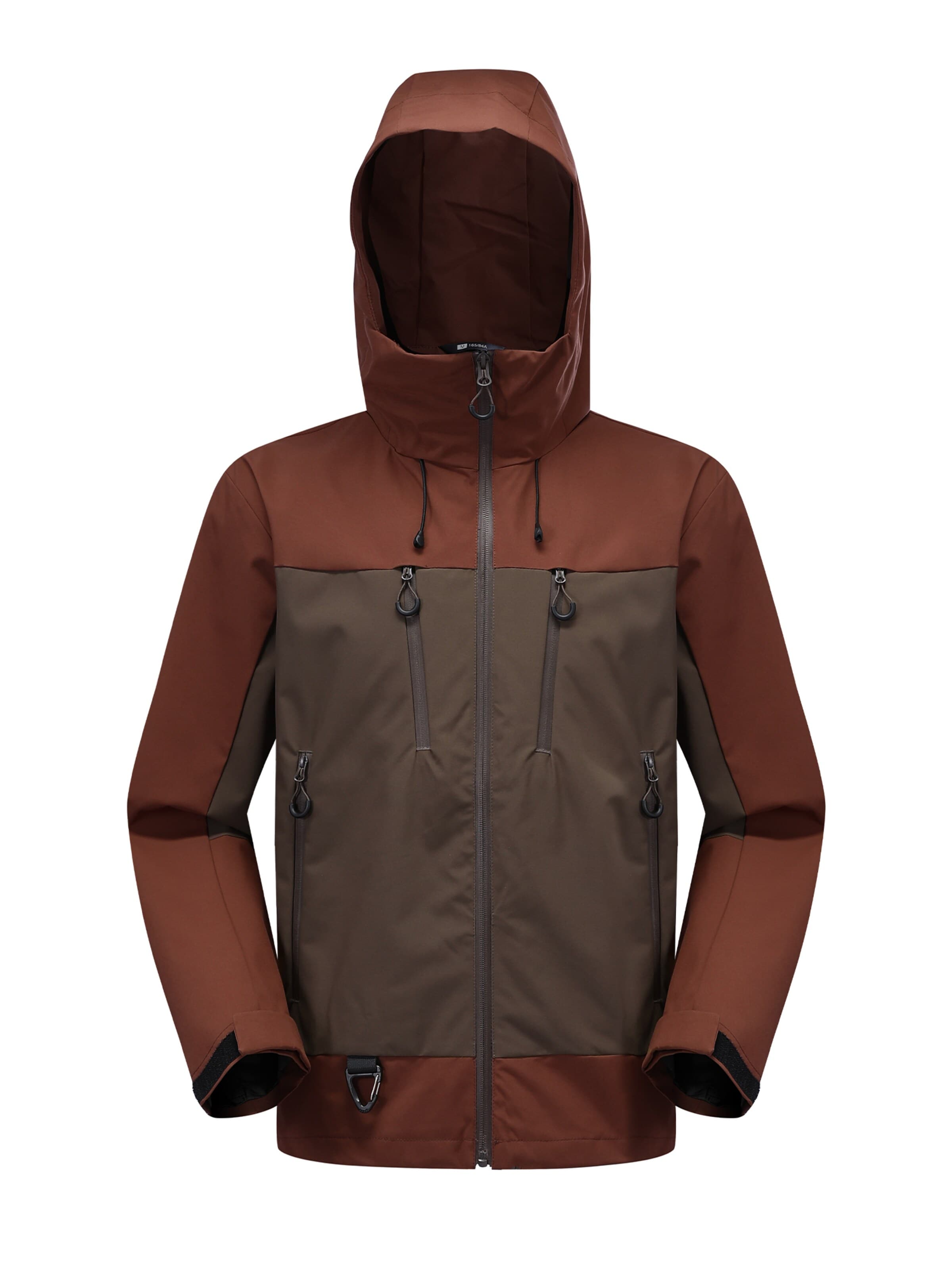 YOUTHUP Winter Jacket 'Lässig' in Brown: front