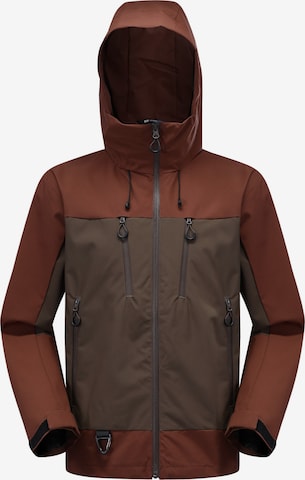 YOUTHUP Winter Jacket 'Lässig' in Brown: front