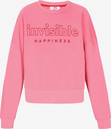 MYMO Bluzka sportowa 'Back To School' w kolorze różowy: przód