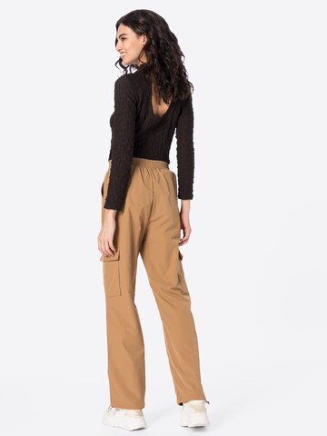 SISTERS POINT Loose fit Cargo trousers 'VUJA' in Beige