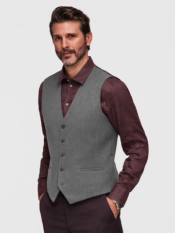 Ombre Gilet in Grijs: voorkant