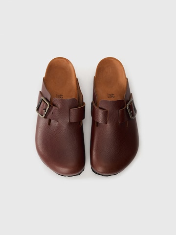 BIRKENSTOCK Пантолеты 'Boston' в Коричневый