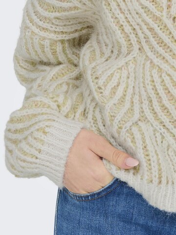 Pull-over 'ONLElin' ONLY en blanc