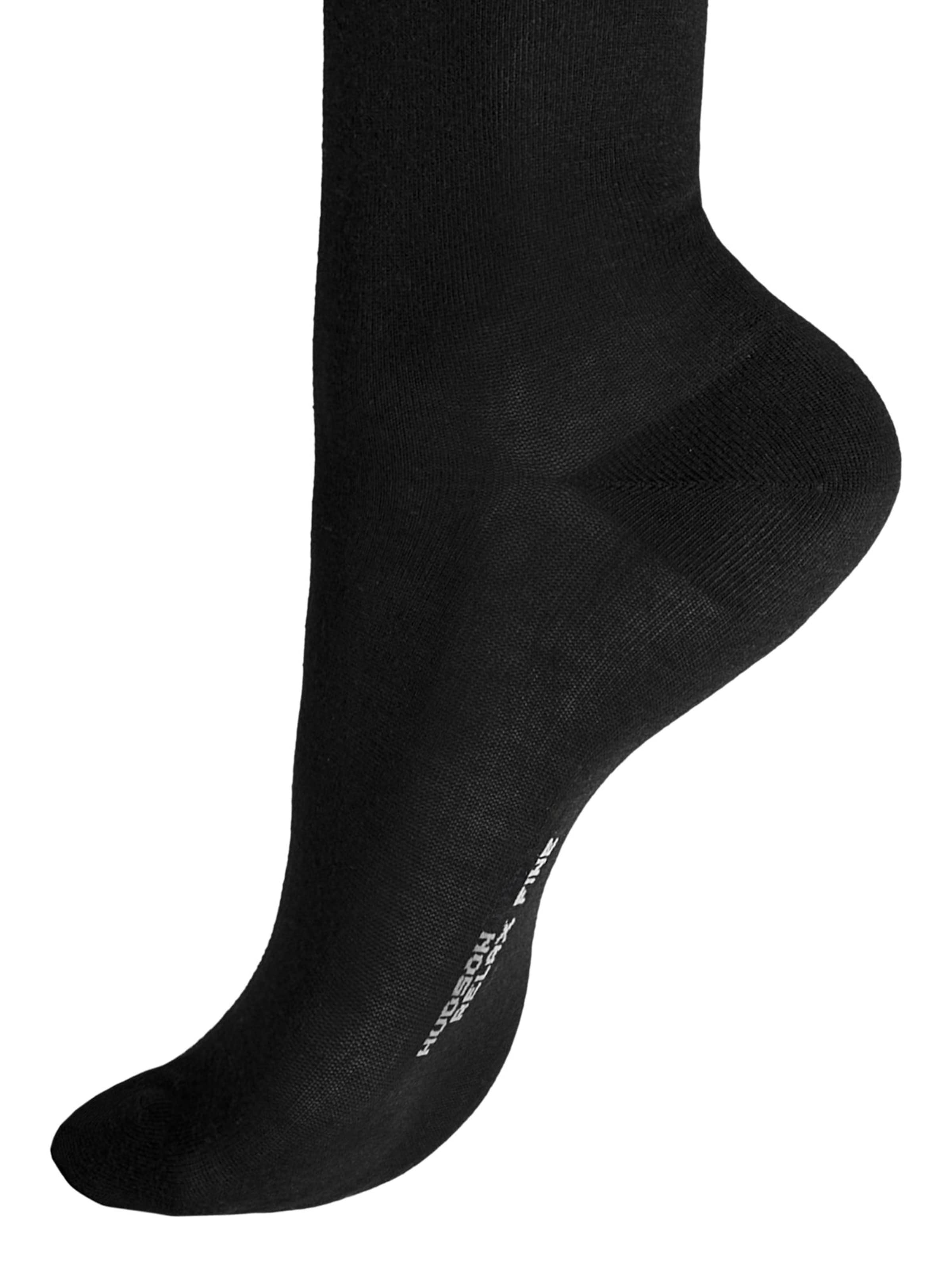 Chaussettes 'Relax Fine' Hudson en noir