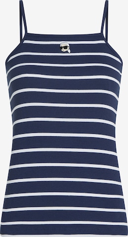 Karl LagerfeldTop - plava boja: prednji dio