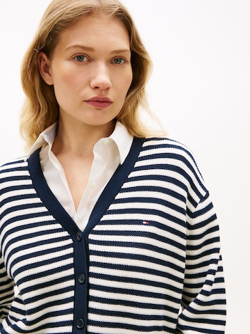 TOMMY HILFIGER Gebreid vest in Blauw