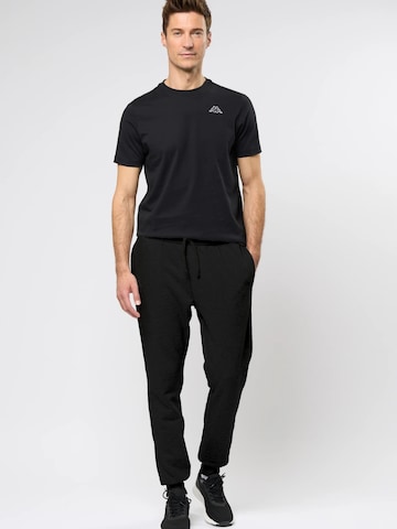 KAPPA - Regular Calças 'KMLogo Caseri' em preto