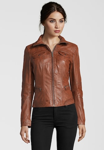 7ELEVEN Between-Season Jacket 'Modena' in Brown: front