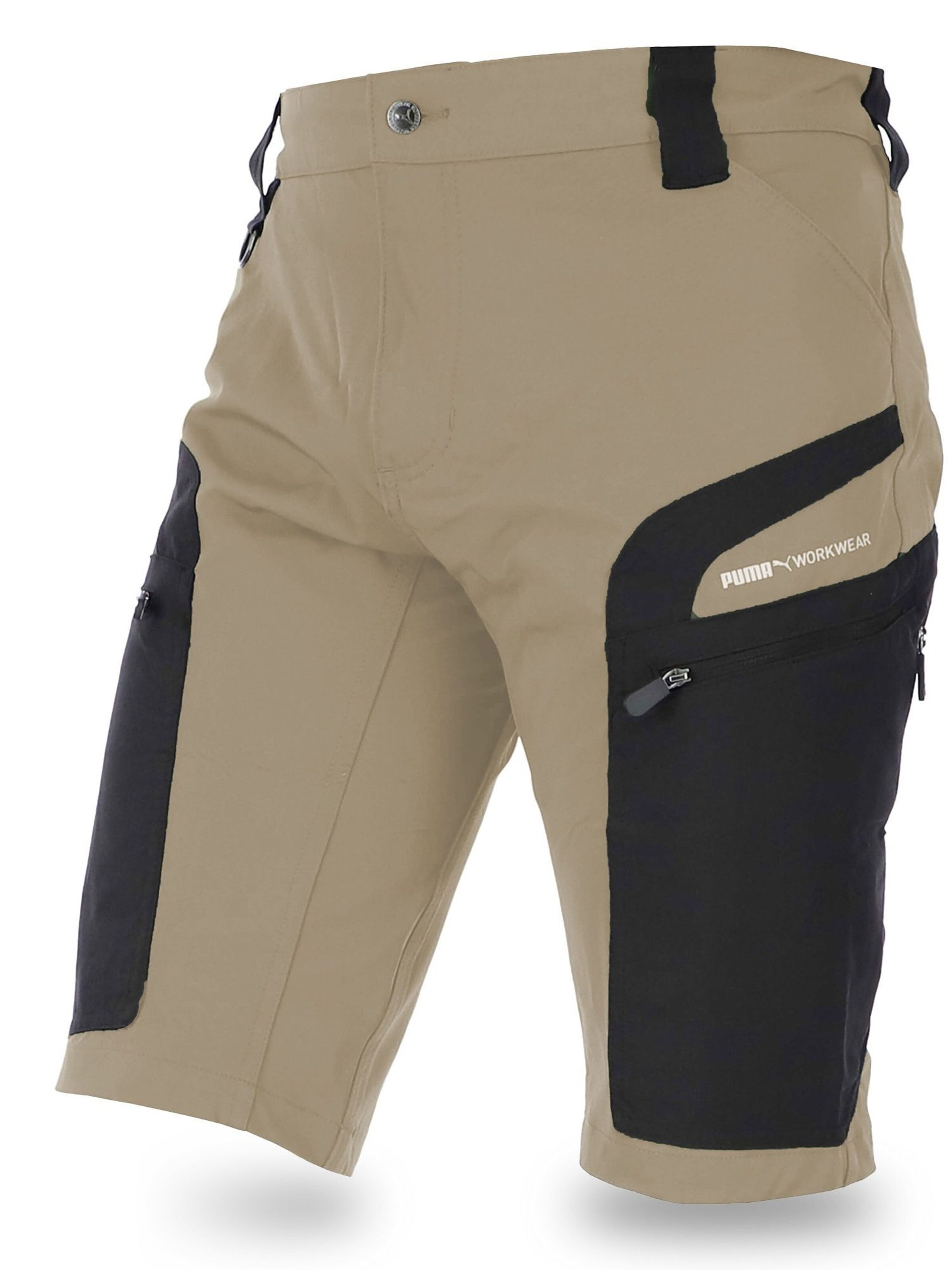 PUMA Workwear Regular Athletic Pants 'Puma Workwear Pro One Adventure Damenshorts' in Brown: front