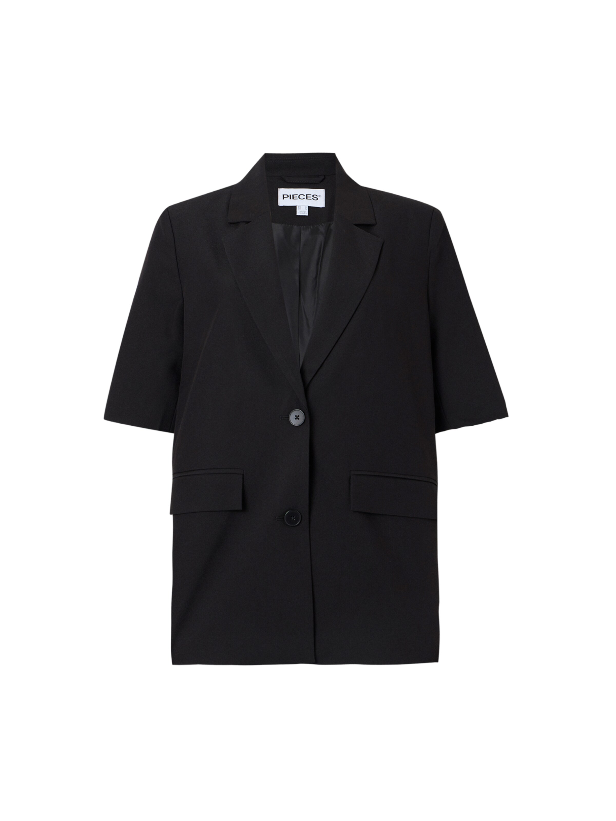 PIECES Μπλέιζερ 'PCBOSELLA' σε μαύρο: μπροστά