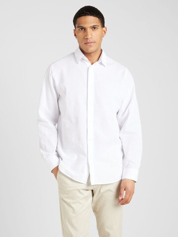 Coupe slim Chemise SELECTED en blanc : devant