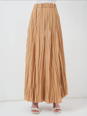 Bigdart - Saia em bege: frente