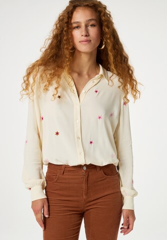 Chemisier Fabienne Chapot en beige : devant