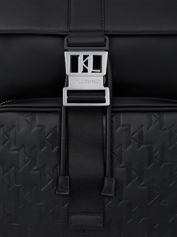 Karl Lagerfeld - Mochila 'K/TRAVELLER' em preto