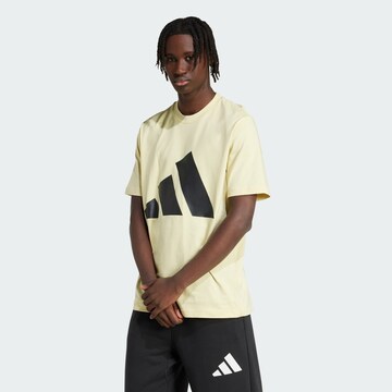 ADIDAS SPORTSWEAR Performance shirt 'Essentials' in Yellow: front