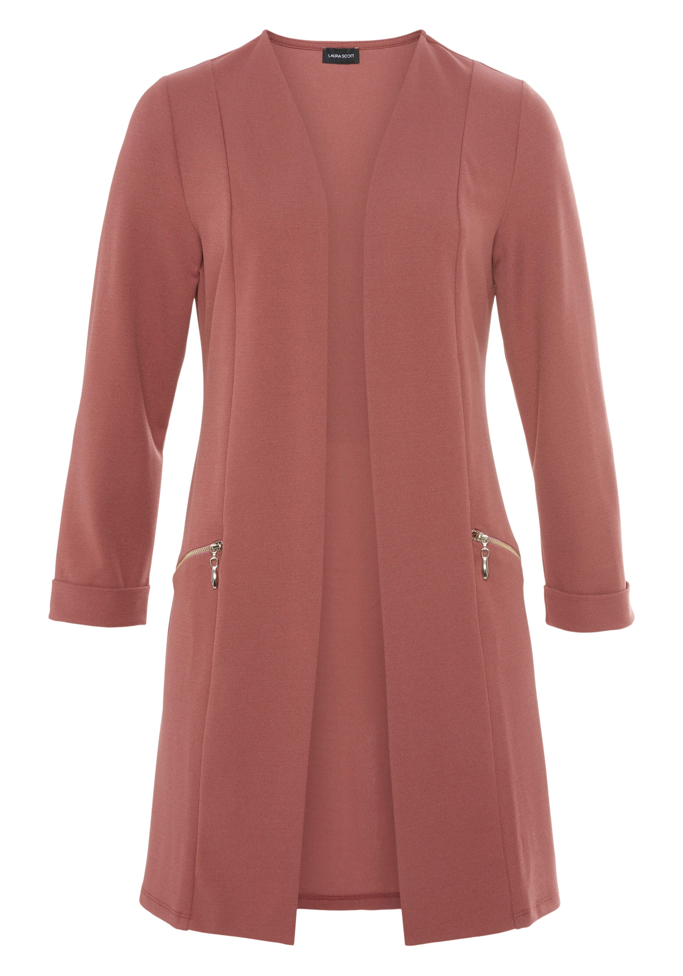 LAURA SCOTT Summer Coat in Pink: front