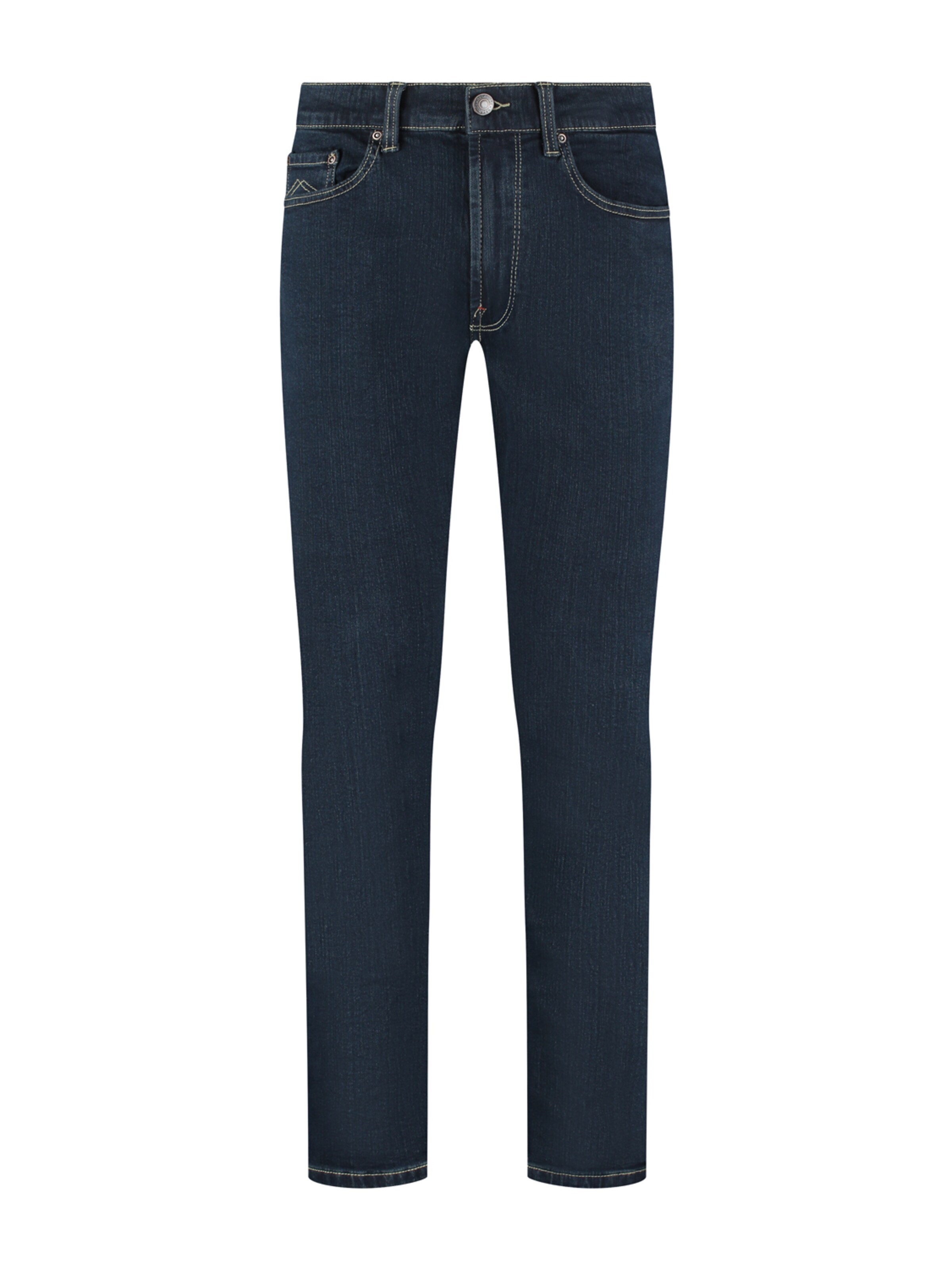 Maskovick Slimfit Jeans 'MASKOVICK - Heren Jeans - Slim Fit - Milano – Stretch - Denim Broek' in Zwart: voorkant