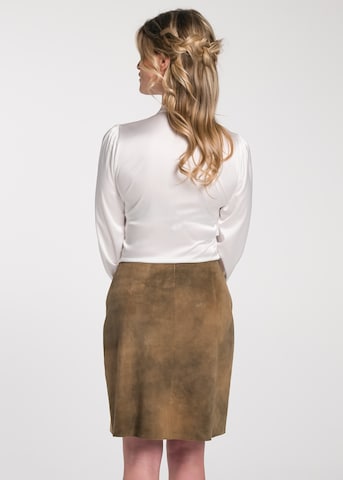 SPIETH & WENSKY Traditional Skirt 'Toulouse' in Brown