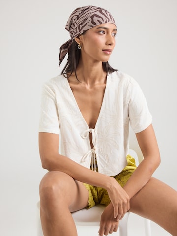 Hailys - Blusa 'Ma44ddy' en beige: frente