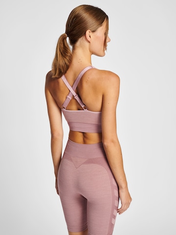 Hummel - Soutien Bustier Top desportivo 'Lea' em rosa