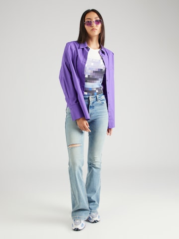 UNITED COLORS OF BENETTON Bluza | vijolična barva
