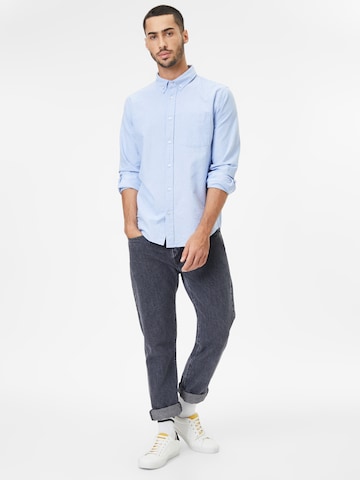 mėlyna AÉROPOSTALE Standartinis modelis Marškiniai