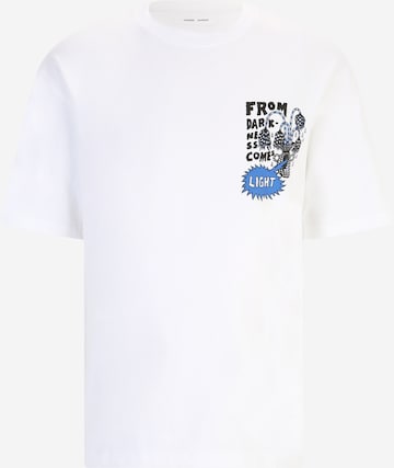 Samsøe Samsøe T-Shirt 'Handsforfeet' in Weiß: predná strana
