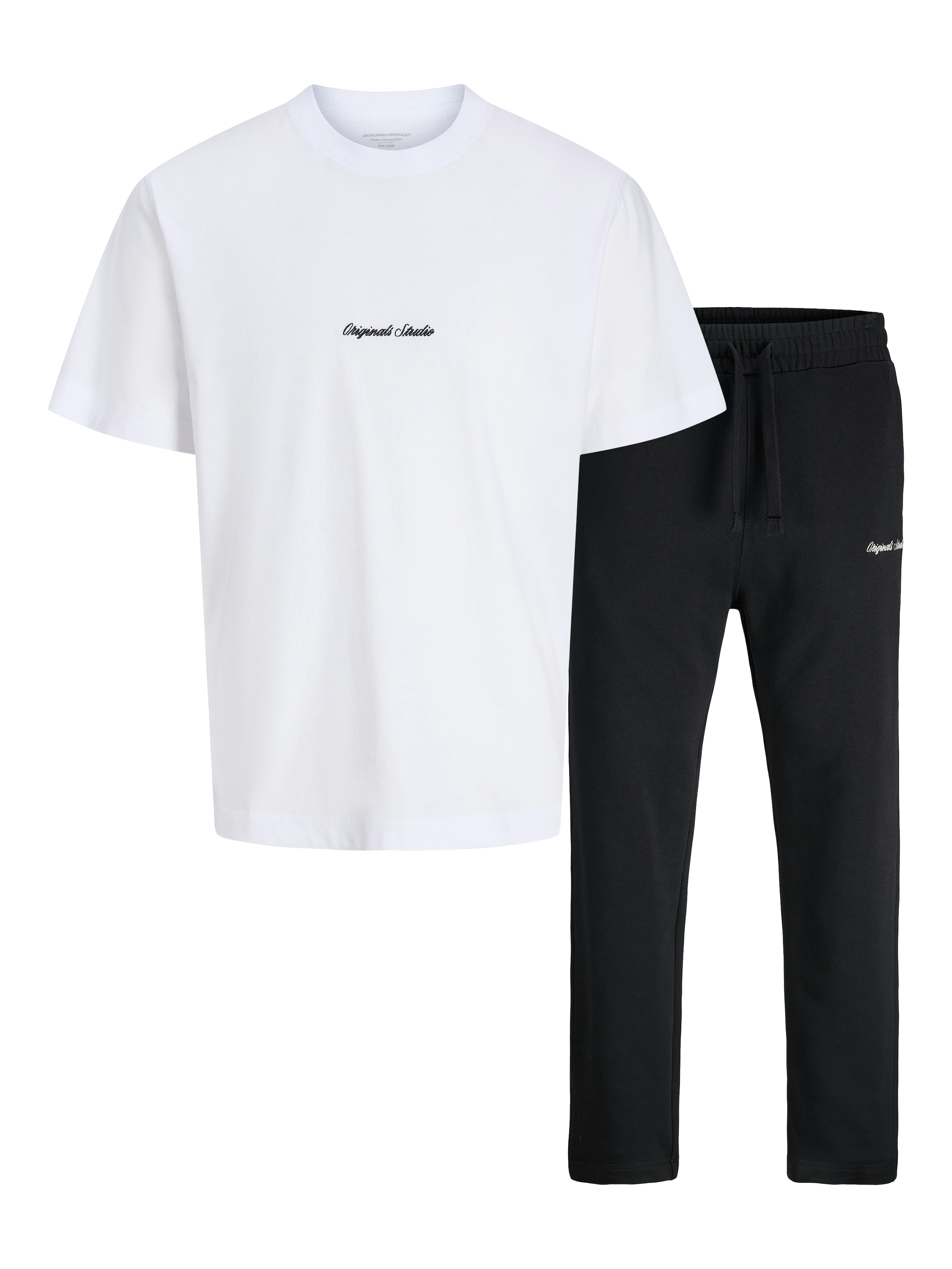 JACK & JONES Loungewear 'JORNORREBRO' in Black: front