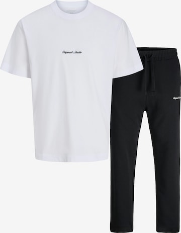 Tenue d'intérieur 'JORNORREBRO' JACK & JONES en noir : devant