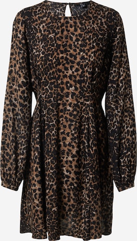 VERO MODA Jurk 'KITTIE' in Bruin: voorkant