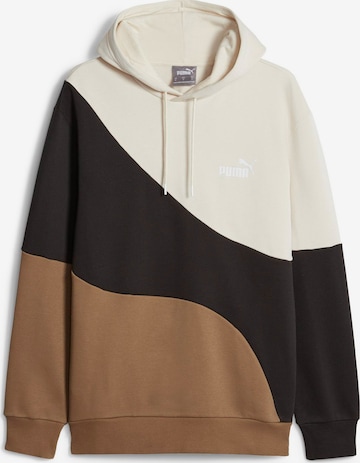 PUMA Sportsweatshirt 'POWER' i blandingsfarvet: forside