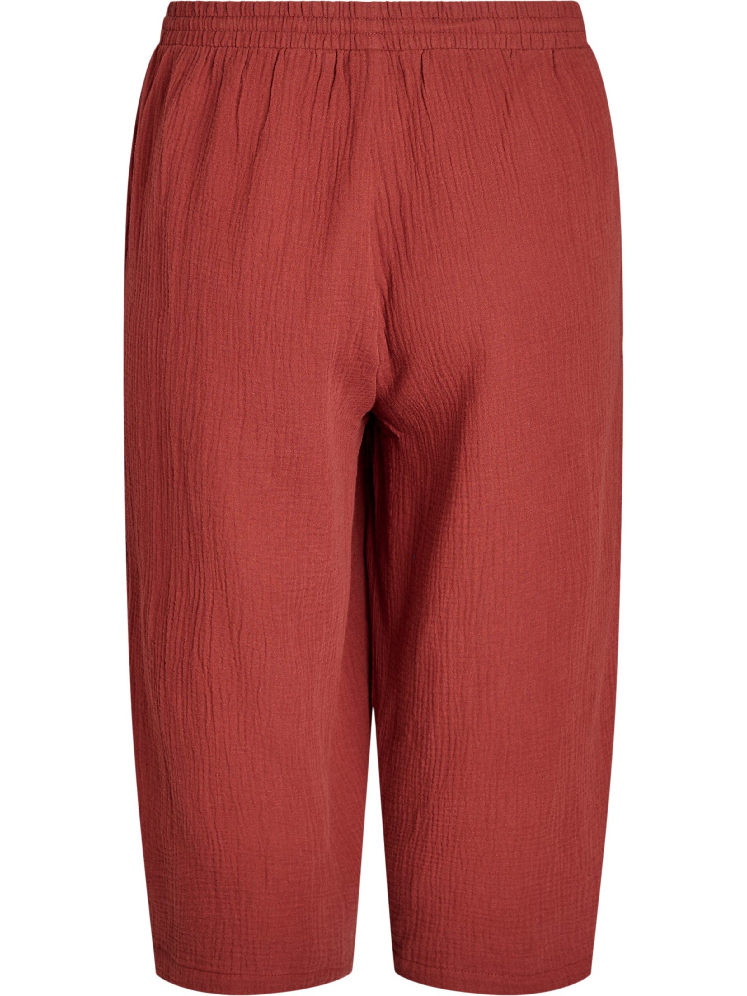 Largi Pantaloni 'Vvivu' de la Zizzi pe roșu