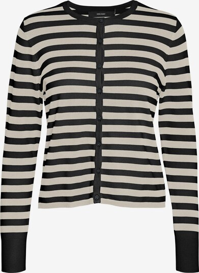 VERO MODA Cardigan i beige / sort, Produktvisning