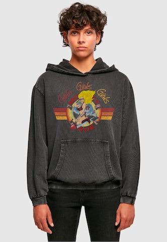 Merchcode Sweatshirt 'Motley Crue - Bomber Girl' in Black: front