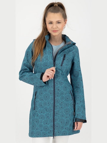 deproc Between-Season Jacket 'SHELBY LONG' in Blue: front