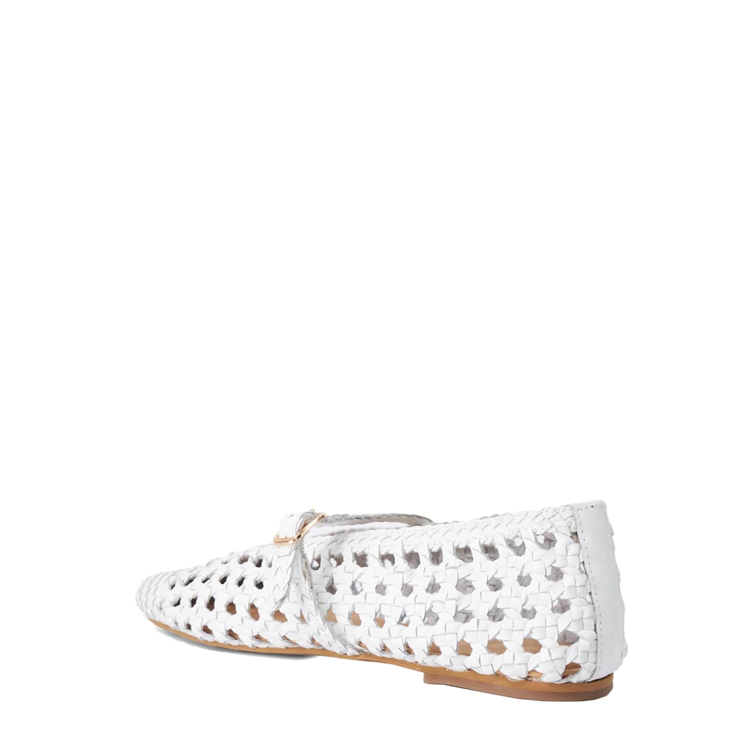Ballerines Dune LONDON en blanc