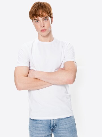 T-Shirt s.Oliver BLACK LABEL en blanc : devant