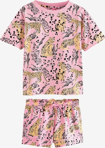 rožinė Next Pižama su šortais: priekis