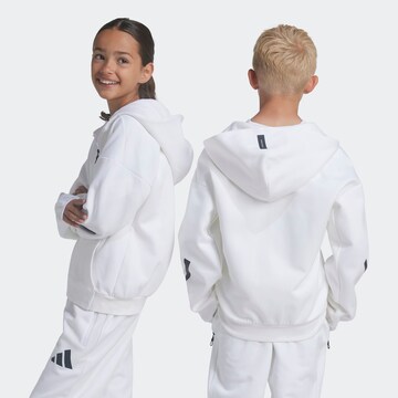 Veste de survêtement 'Z.N.E.' ADIDAS SPORTSWEAR en blanc